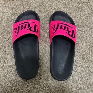 Victoria’s Secret Pink Slide Shoes